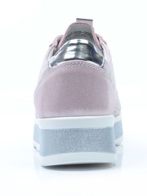 05-EDT60282-20B100M PINK Кроссовки женские (натуральная замша) - No name фото 8