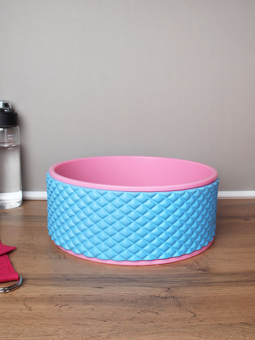 Колесо для йоги и пилатеса массажное 30Х10 / MYW-30BP / голубой / уп10 - Галеонтрейд фото 12