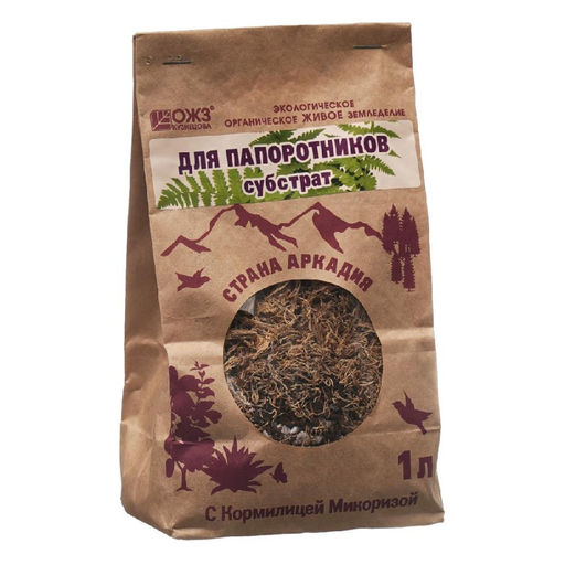 Субстрат "Страна Аркадия" Для папоротников с микоризой 1л "Башинком"