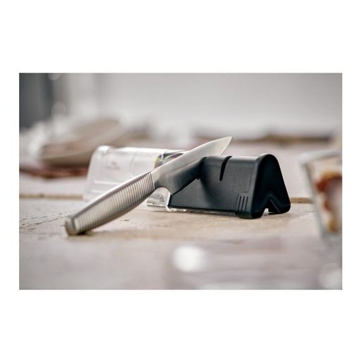 Точилка для кухонных ножей складная, 2 уровня заточки Walmer Home Chef, цвет черный  фото 5