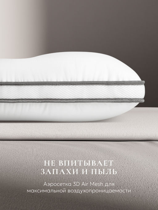 Подушка "QUADRO DeLux 3000 3D", 50х70, ЕС-4271