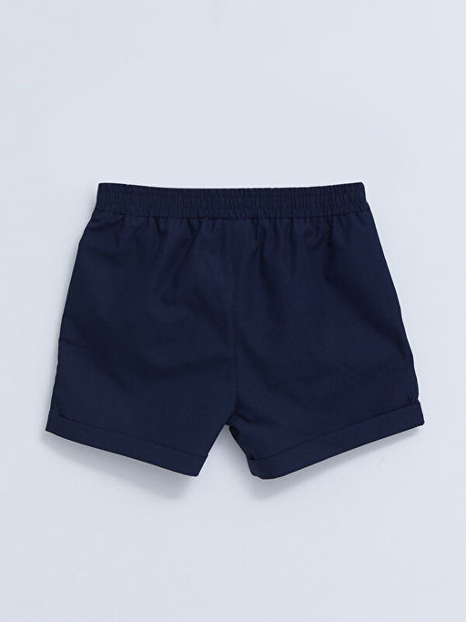 Beli Lastikli Basic Poplin K?z ?ocuk ?ort - Waikiki фото 2