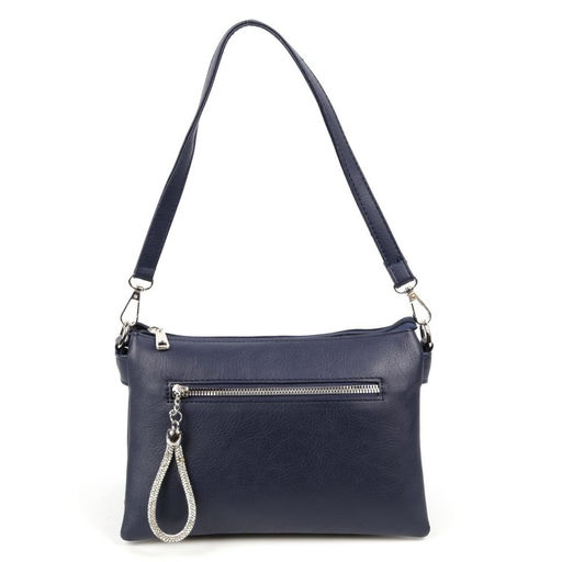 Женская сумка через плечо из эко кожи с пятью отделениями 95350 Синий - Cidirro фото 2