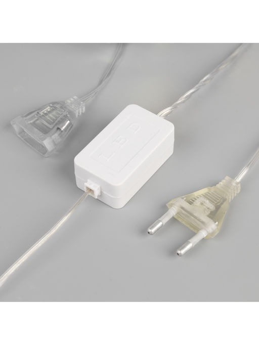 Гирлянда Нить 4.5 м с насадками Цветочные шары, IP20, прозрачная нить, 15 LED, свечение зелёное, 220 В - Luazon lighting фото 10