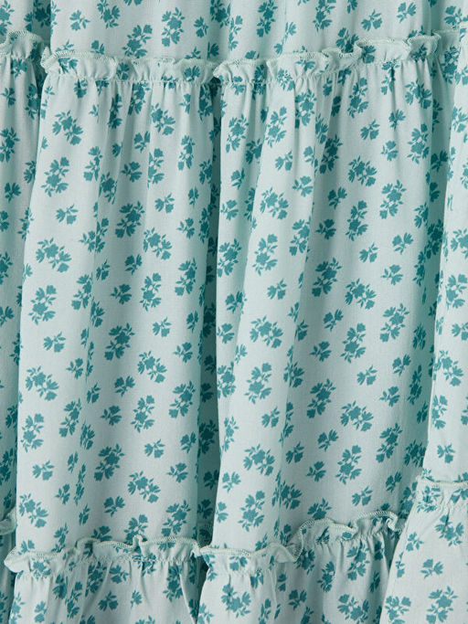 Beli Lastikli Desenli K?z ?ocuk Etek