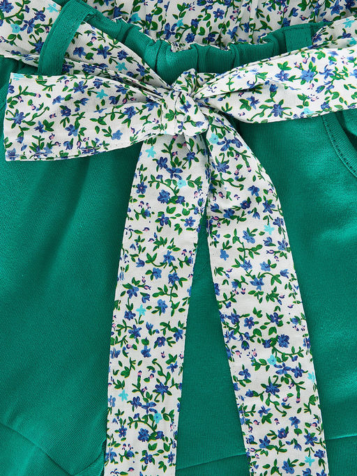 Шорты для девочки с поясом UD 4716 красный - Mini maxi фото 11