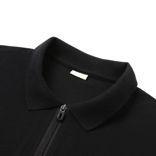 Футболка поло мужская MINAKU REGULAR FIT: чёрная, р-р 56