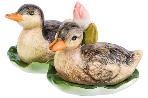 Набор для специй 3 пр. 40 мл 14*10*7 см Уточки, солонка, перечница, подставка - Elan gallery фото 4