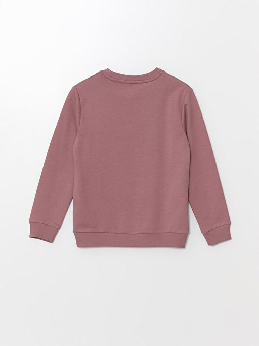 Bisiklet Yaka Bask?l? Uzun Kollu Erkek ?ocuk Sweatshirt - Waikiki фото 3