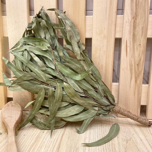 Веник эвкалиптовый с евро - оплеткой "Банные секреты"