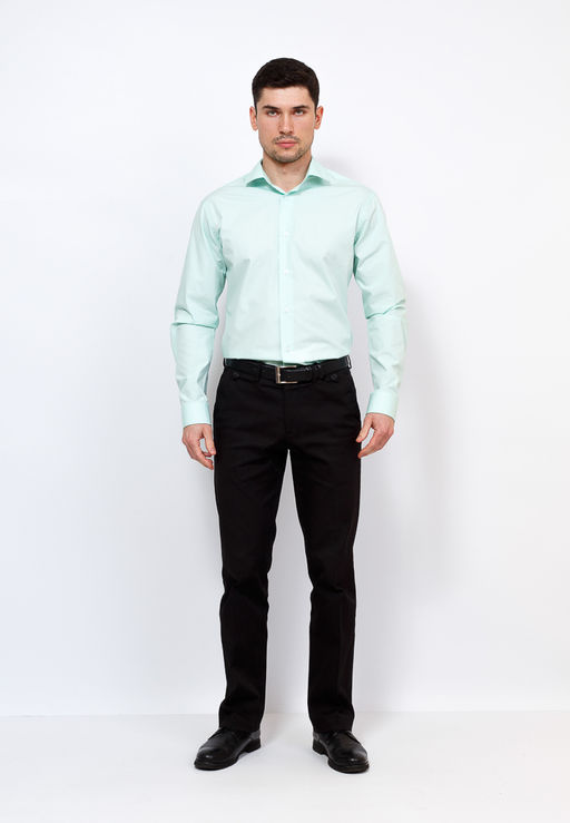 Сорочка мужская длинный рукав GREG 410/139/FR MINT/Z  фото 4