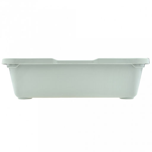 Лоток-туалет для кошек 23х42х11см, пластик, с сеткой, ментоловый (Россия)