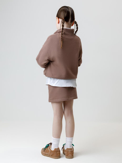 КР 7149/капучино к631 юбка для дев