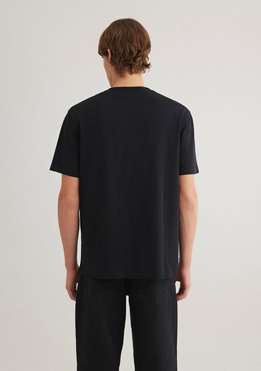 One Piece Bask?l? Siyah Tisort - Mavi фото 5