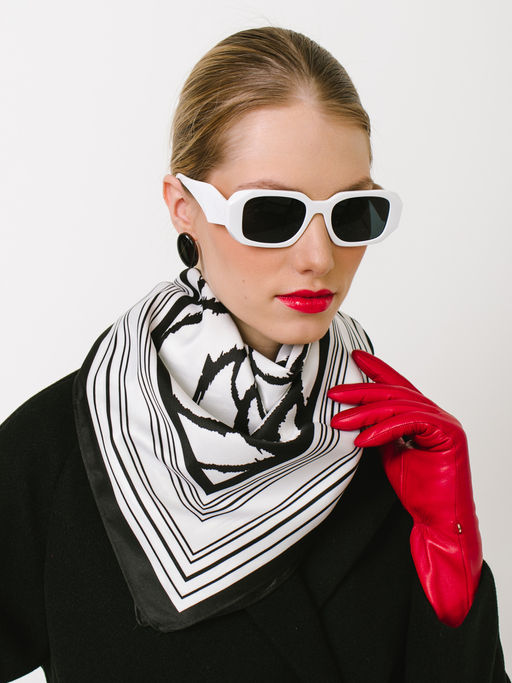 Большой мягкий очень нежный двусторонний платок - Tantino фото 3