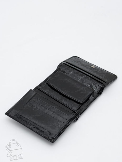 Женский кошелек 7012-2 black Velina-Fabbiano