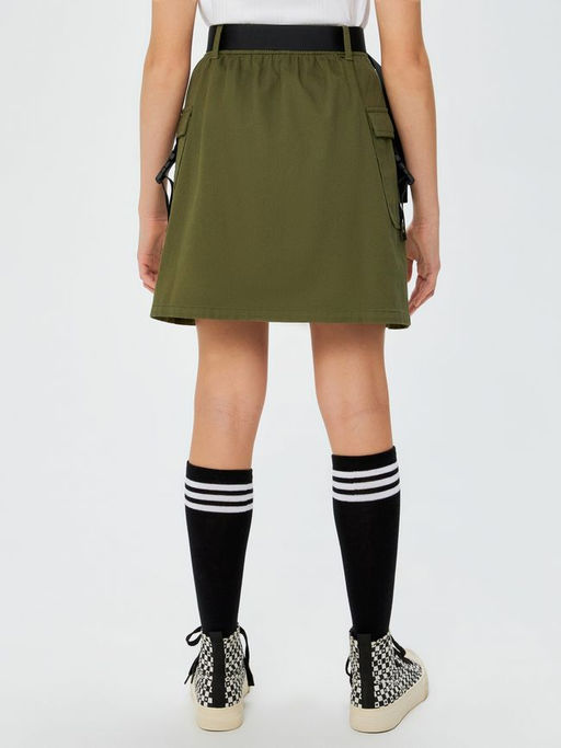 ACOOLA / Юбка детская для девочек Vaissen хаки  фото 4