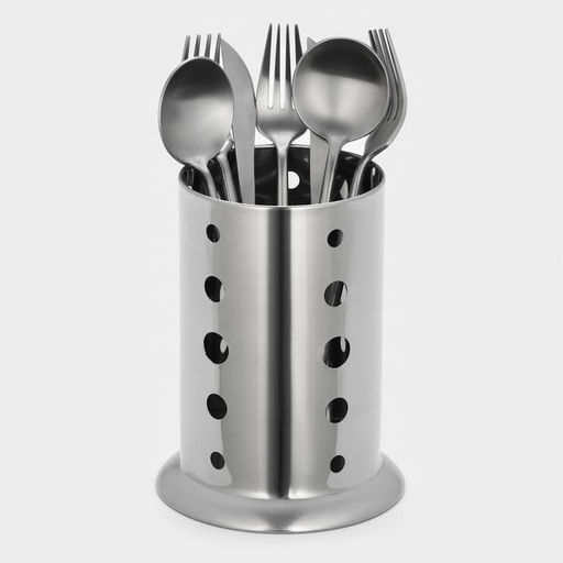 Подставка для столовых приборов, 10×17 см, нержавеющая сталь