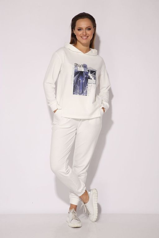 Костюм ТАиЕР 1156 белый, молочный  фото 3