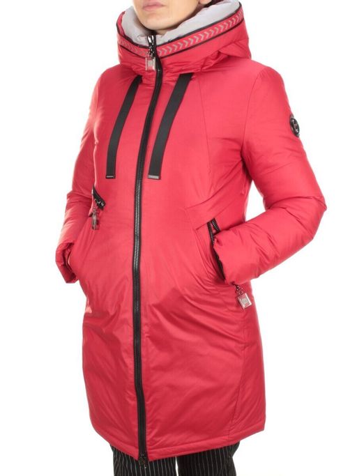 9903 RED Пальто зимнее женское AIGELIYA - Fashion фото 3