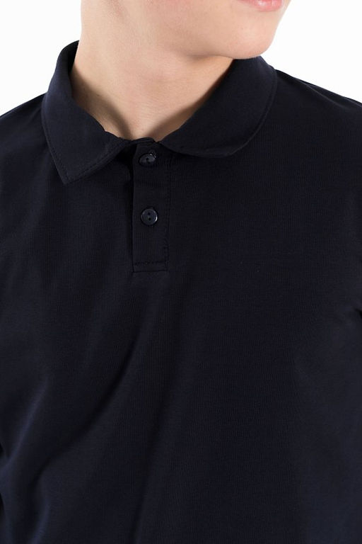 Футболка-поло М224105в синий