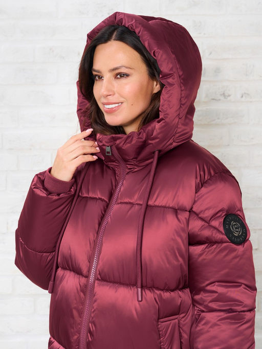 Пальто женское 2241122002 bordo - Maxroses фото 17