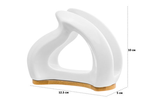 Салфетница 12,5*5*10 см Кристалл на дер. подставке - Elan gallery фото 13