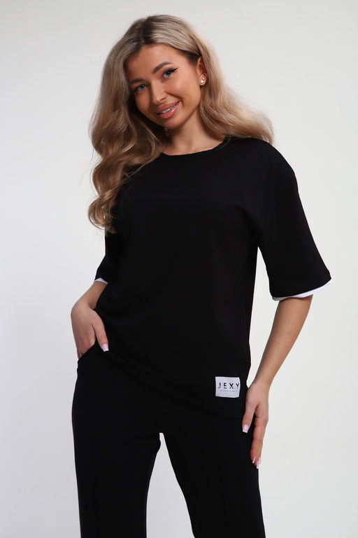 Футболка унисекс с обтачкой ФМЖ-01