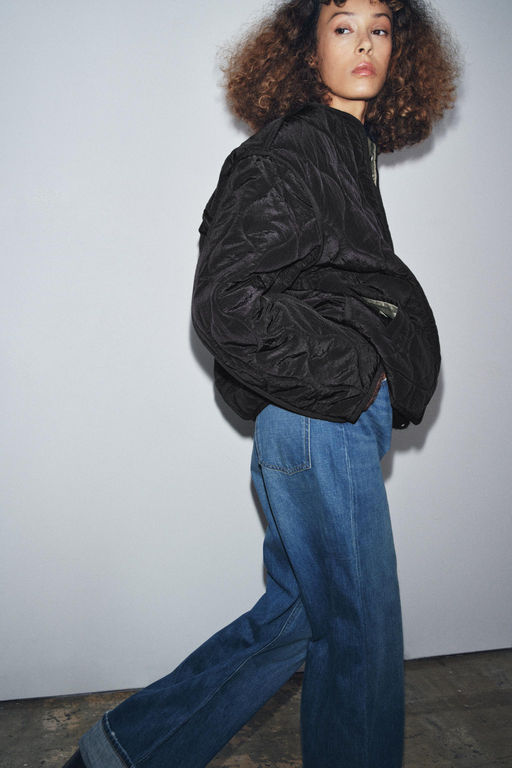 ZW COLLECTION REVERSIBLE QUILTED JACKET - Zara фото 19