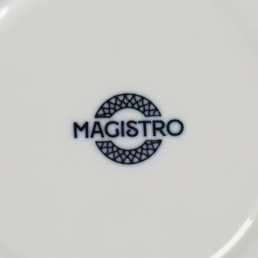 Набор блюдец фарфоровых Magistro Mediterana, 2 предмета: 16×15 см, бежевый