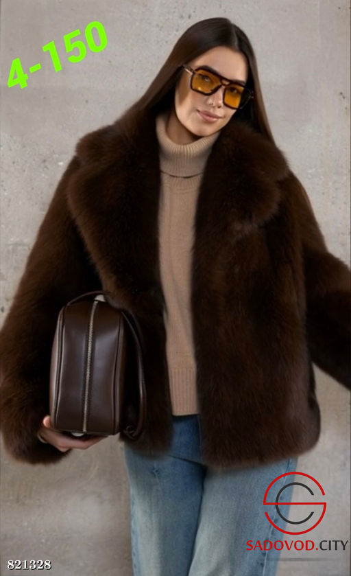 Шуба женская из искусственного меха - Bruno фото 2