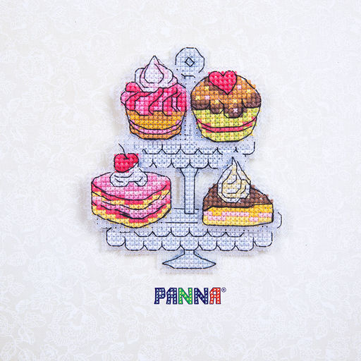 Набор для вышивания PANNA IG-1959 Магниты. Живи со вкусом 20 х 28 см