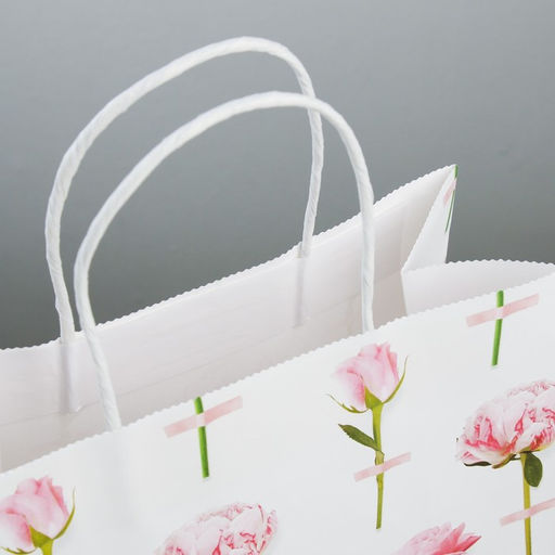 Пакет подарочный крафтовый, упаковка, You are beautiful, 25?22?12 см