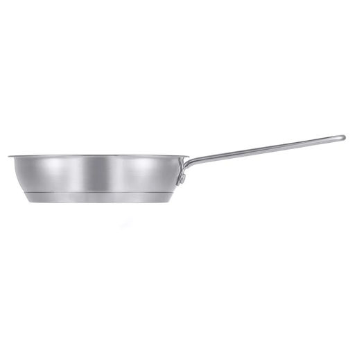 51795 WERNER Набор посуды CASINA из 4 пр. (ковш 14х7,5 см/1,2 л, кастрюля с крышкой 14х7,5 см/1,2 л, сковорода 16х4 см), с индукционным дном. Материал: нержавеющая сталь 18/10. Толщина стенок: 0,6 мм, толщина дна: 3,1 мм.