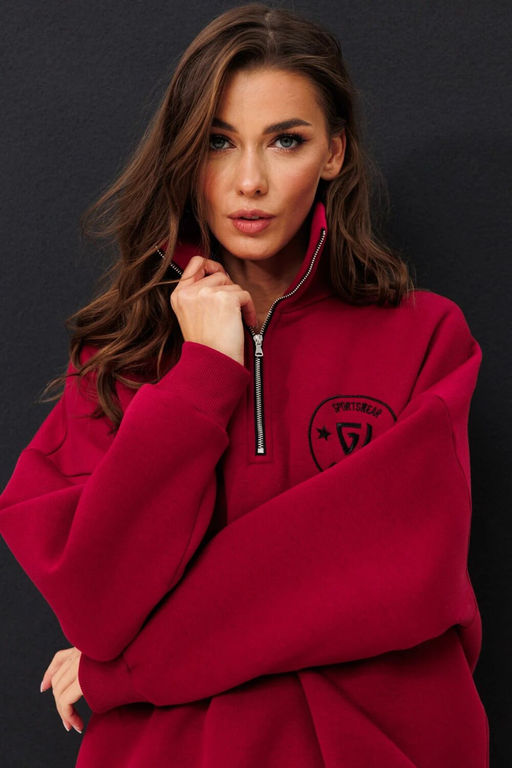 Джемпер GO F4087/12-01.170-176 вишня - Pirs фото 4