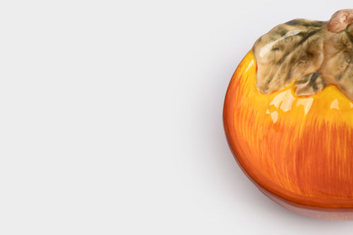 Пиала, 14х5 см, керамика, оранжево-зеленая, Тыква, Bright pumpkin - Anna lafarg фото 7