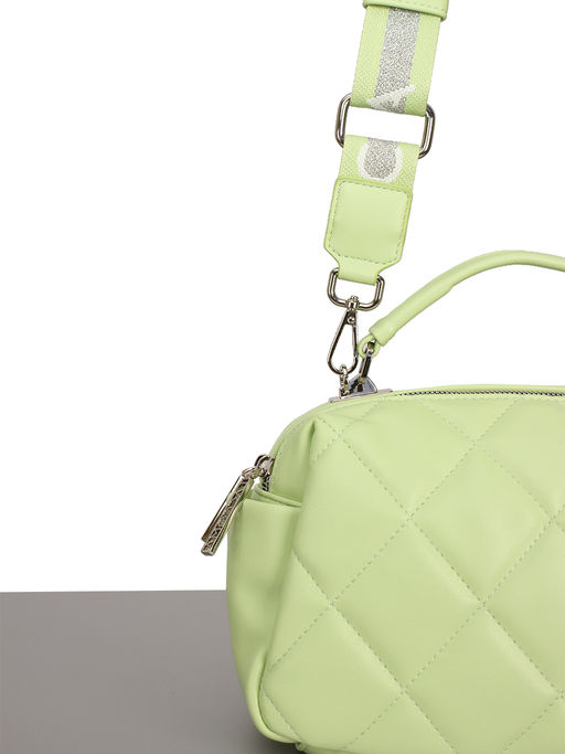 LACCOMA сумка Кристи-Ф826-мятный эко кожа хлопок  фото 6