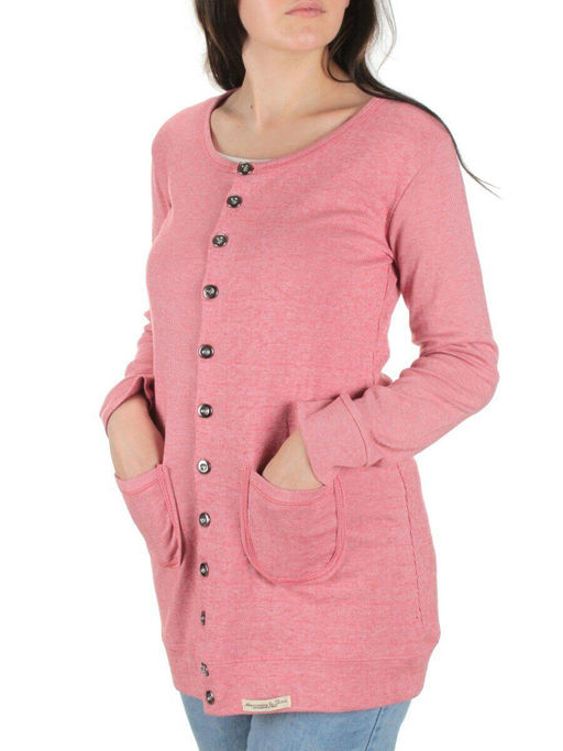 TA032 PINK Кардиган женский (100% хлопок)