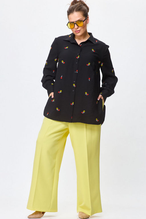 Костюм SOVA 11236 черный+желтый  фото 9