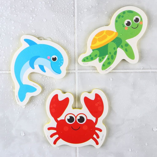 Набор стикеров для ванны Крошка Я «Морской мир», EVA, 3 шт, от 1 года