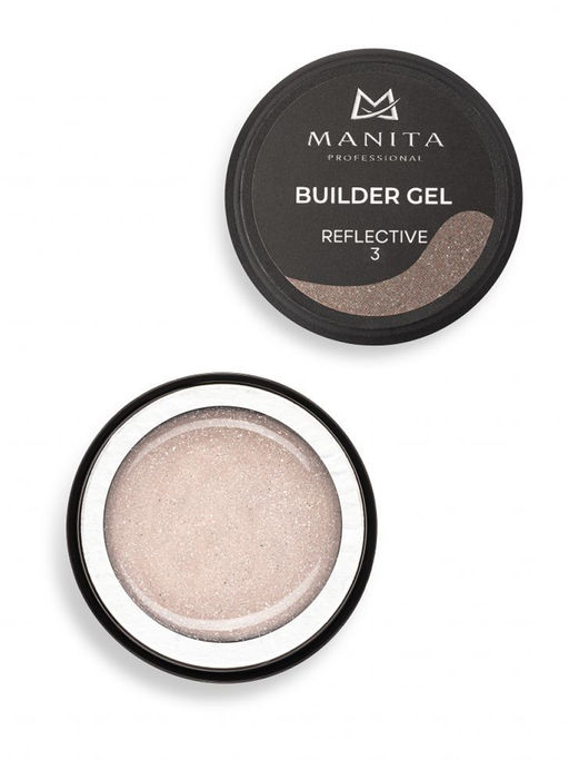 Manita Professional Гель моделирующий для ногтей светоотражающий / Builder Gel Reflective №03, 15 мл