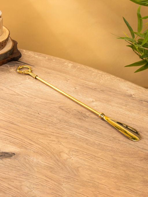 Ложка для обуви «Царская», 51 см, латунь