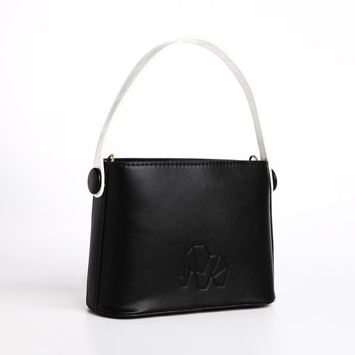 Сумка женская кросс-боди на молнии, 22×8×15 см, чёрная