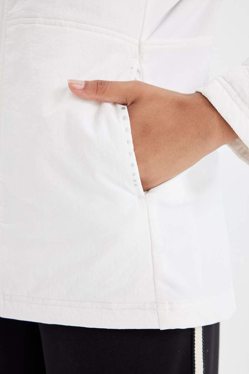 Водоотталкивающее пальто приталенного кроя DeFactoFit с капюшоном  фото 8