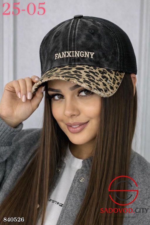 Кепка женская с леопардовым принтом - Bruno фото 3