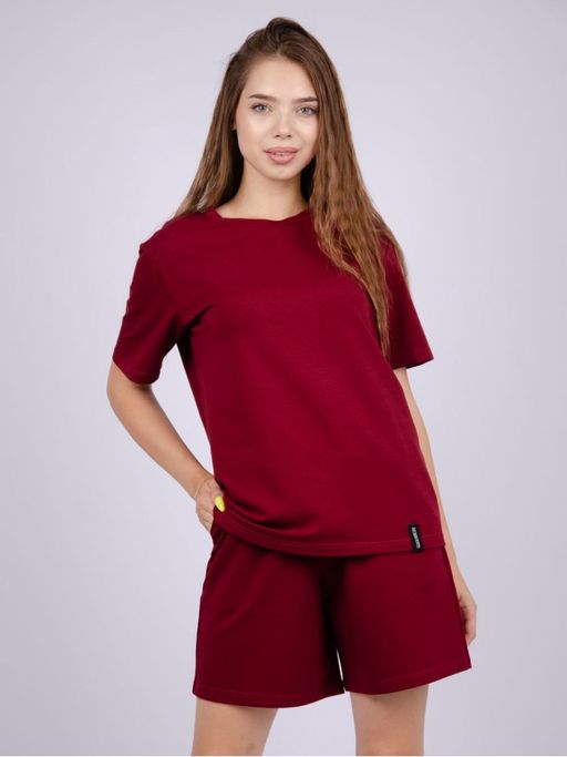 Костюм Лайф сирень, футер с лайкрой - Малина фото 22