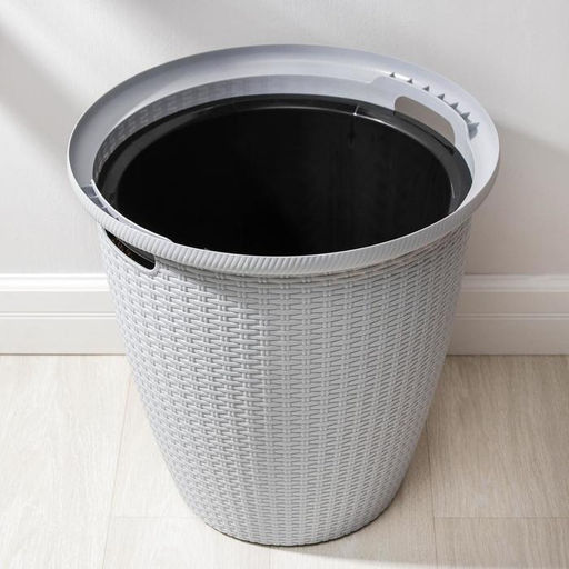 Кашпо для цветов со вставкой Rattan, 50 л (27 л), МИКС