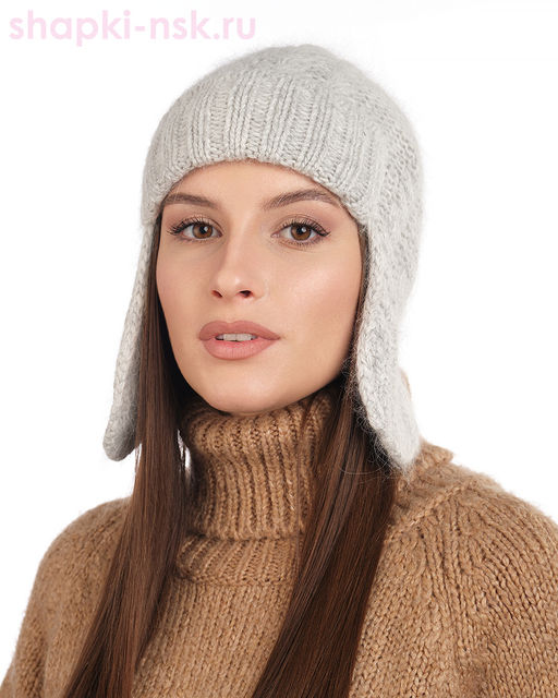 Сильвер Ушанка женская флис (56-58)