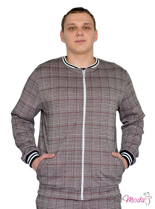 Бомбер Модель №1828 размеры 44-84 - Plusmoda фото 2