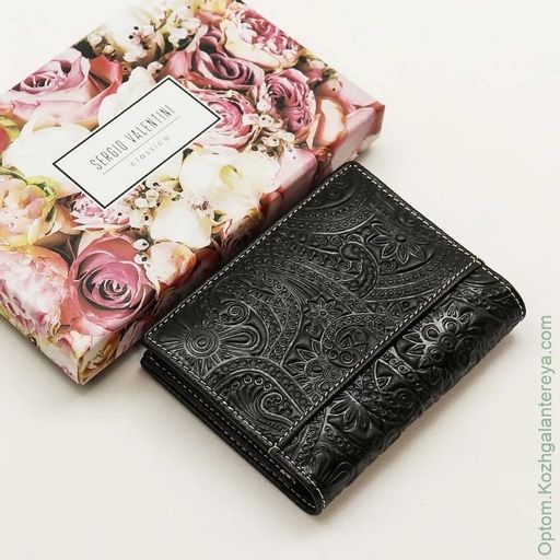 Женская кожаная визитница Sergio Valentini СВ 8115-491/2  фото 6